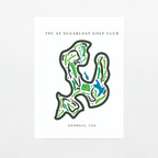 TPC at Sugarloaf Golf Club, Golf Course Print, Georgia