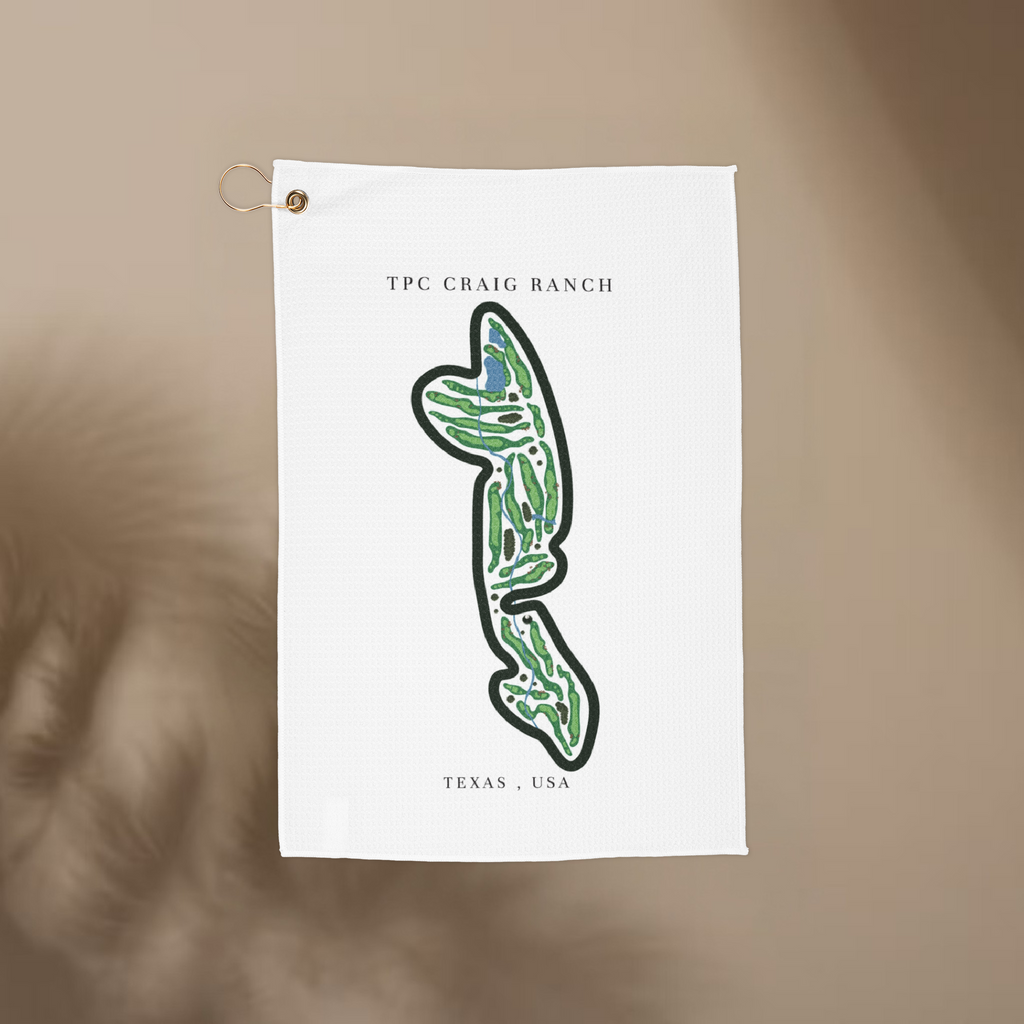 TPC Craig Ranch, Texas | Golf Course Print Towels | Golf Course Microfiber