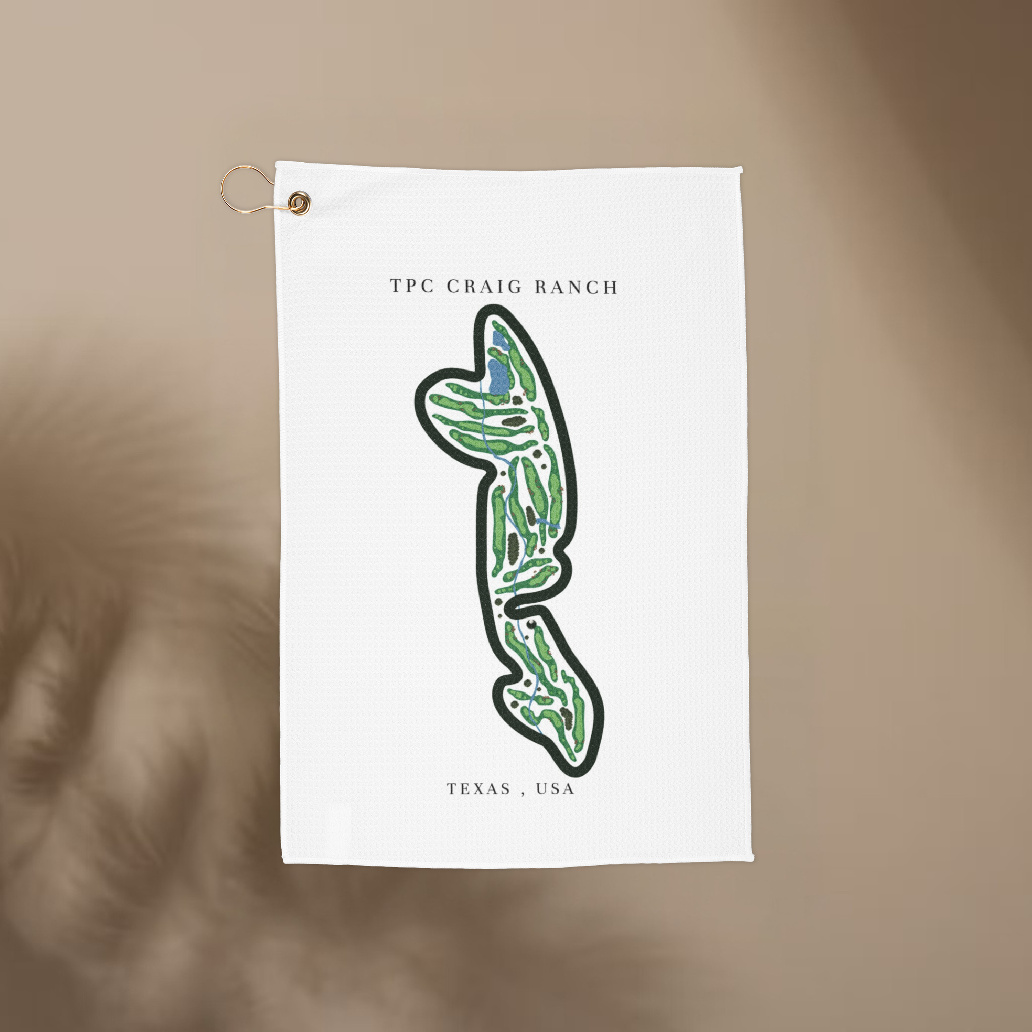 TPC Craig Ranch, Texas | Golf Course Print Towels | Golf Course Microfiber