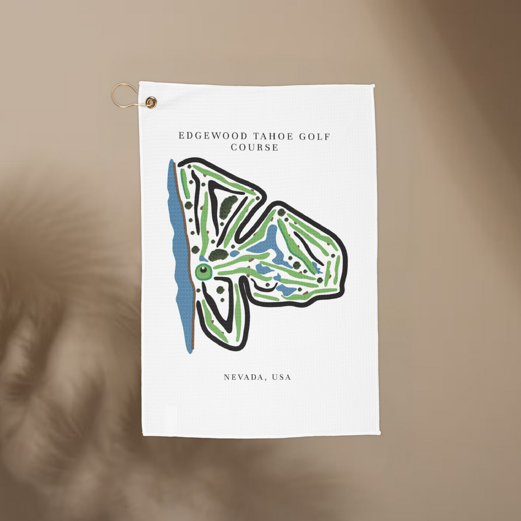 Edgewood Tahoe Golf Course Prints, Nevada | Golf Course Print Towels | Golf Course Microfiber