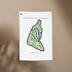 Poppy Hills Golf Course Print, California | Golf Course Print Towels | Golf Course Microfiber