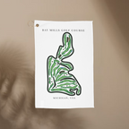 Bay Mills Golf Course, Golf Course Towel, Michigan | Golf Course Print Towels