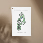 Black Mesa Golf Club, Golf Course Towel, New Mexico | Golf Course Print Towels