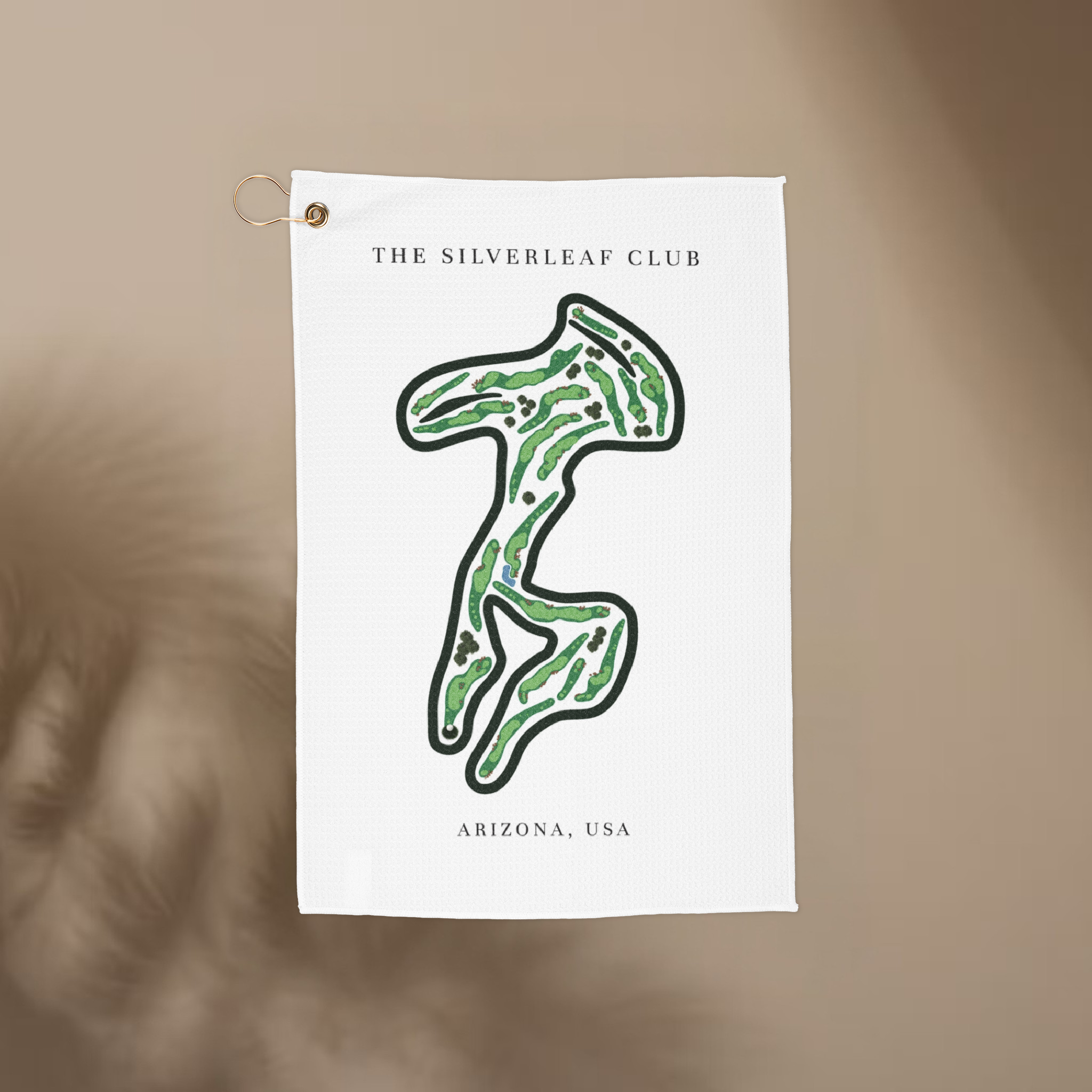 The Silverleaf Club, Arizona | Golf Course Print Towels | Golf Course Microfiber