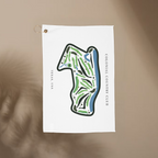 Colonial Country Club, Golf Course Towel, Texas | Golf Course Print Towels