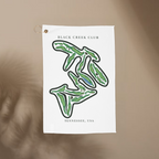Black Creek Club, Golf Course Towel, Tennessee | Golf Course Print Towels