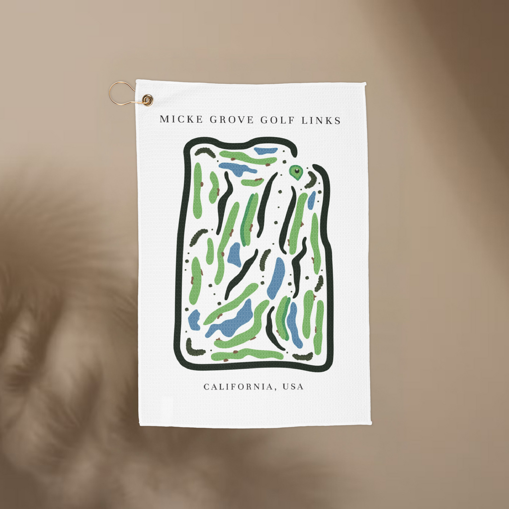 Micke Grove Golf Links, Golf Course Print, California | Golf Course Print Towels | Golf Course Microfiber