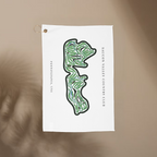 Saucon Valley Country Club, Pennsylvania | Golf Course Print Towels | Golf Course Microfiber
