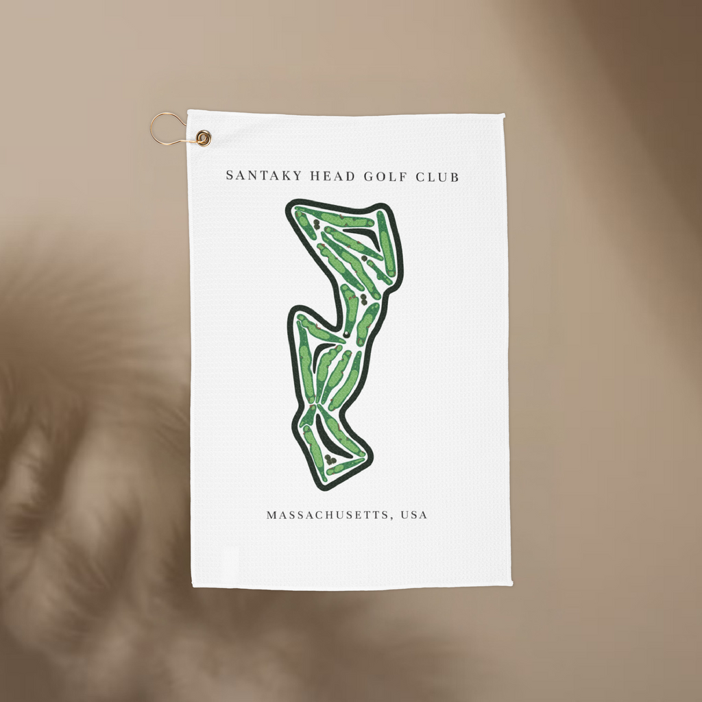 Sankaty Head Golf Club, Golf Course Towel, Massachusetts | Golf Course Print Towels