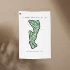 Sankaty Head Golf Club, Golf Course Towel, Massachusetts | Golf Course Print Towels
