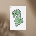 Southern Hills Country Club, Golf Course Towel, Oklahoma | Golf Course Print Towels