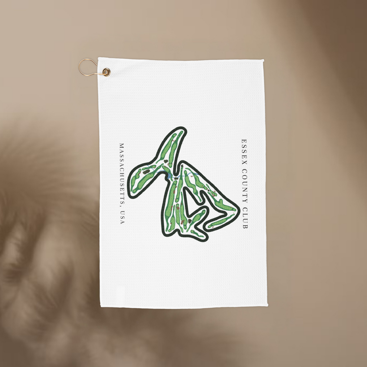 Essex County Club, Golf Course Towel, Massachusetts | Golf Course Print Towels