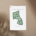 Columbia Country Club, Golf Course Towel, Maryland| Golf Course Print Towels