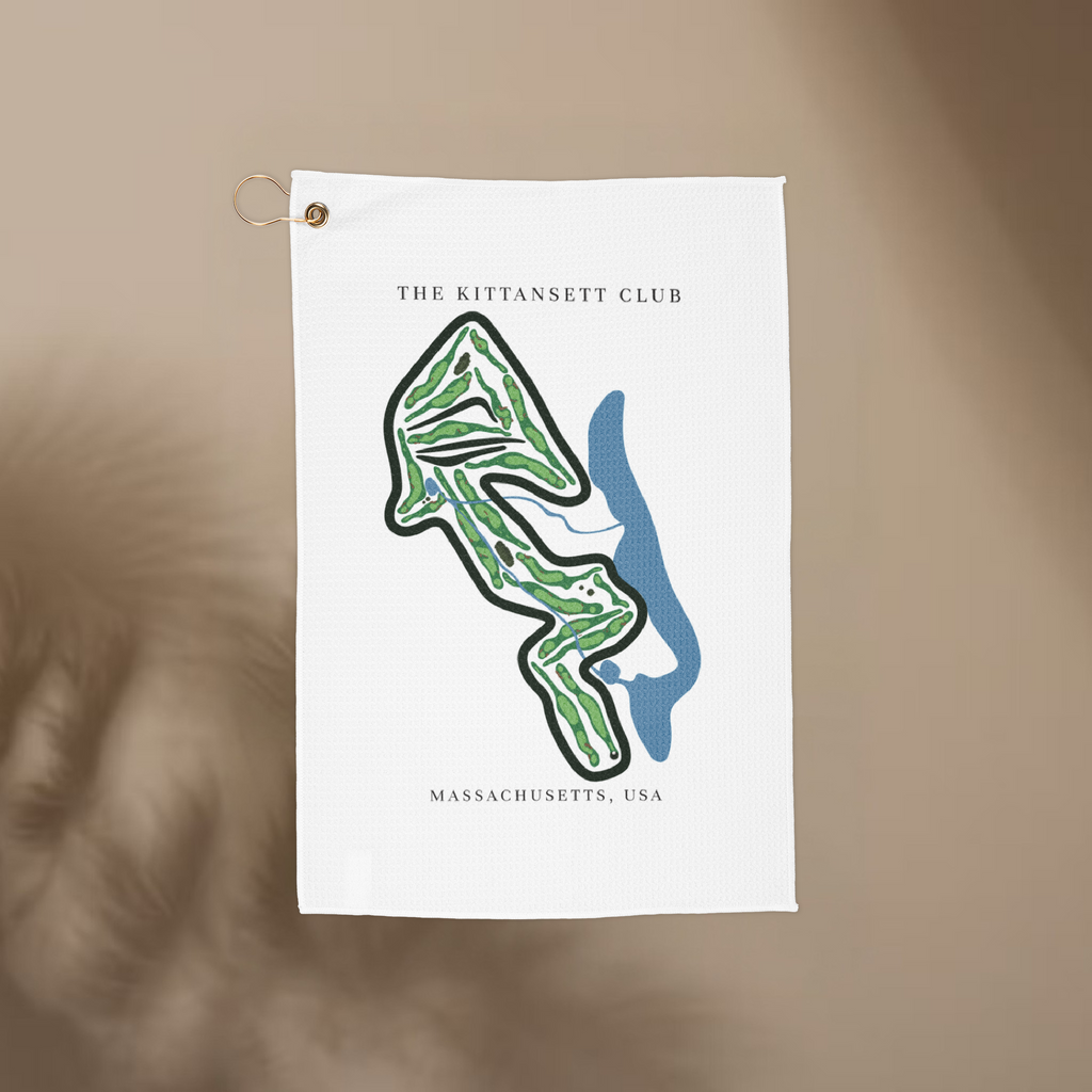 The Kittansett Club, Golf Course Towel, Massachusetts | Golf Course Print Towels
