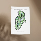 Peachtree Golf Club, Georgia | Golf Course Print Towels | Golf Course Microfiber