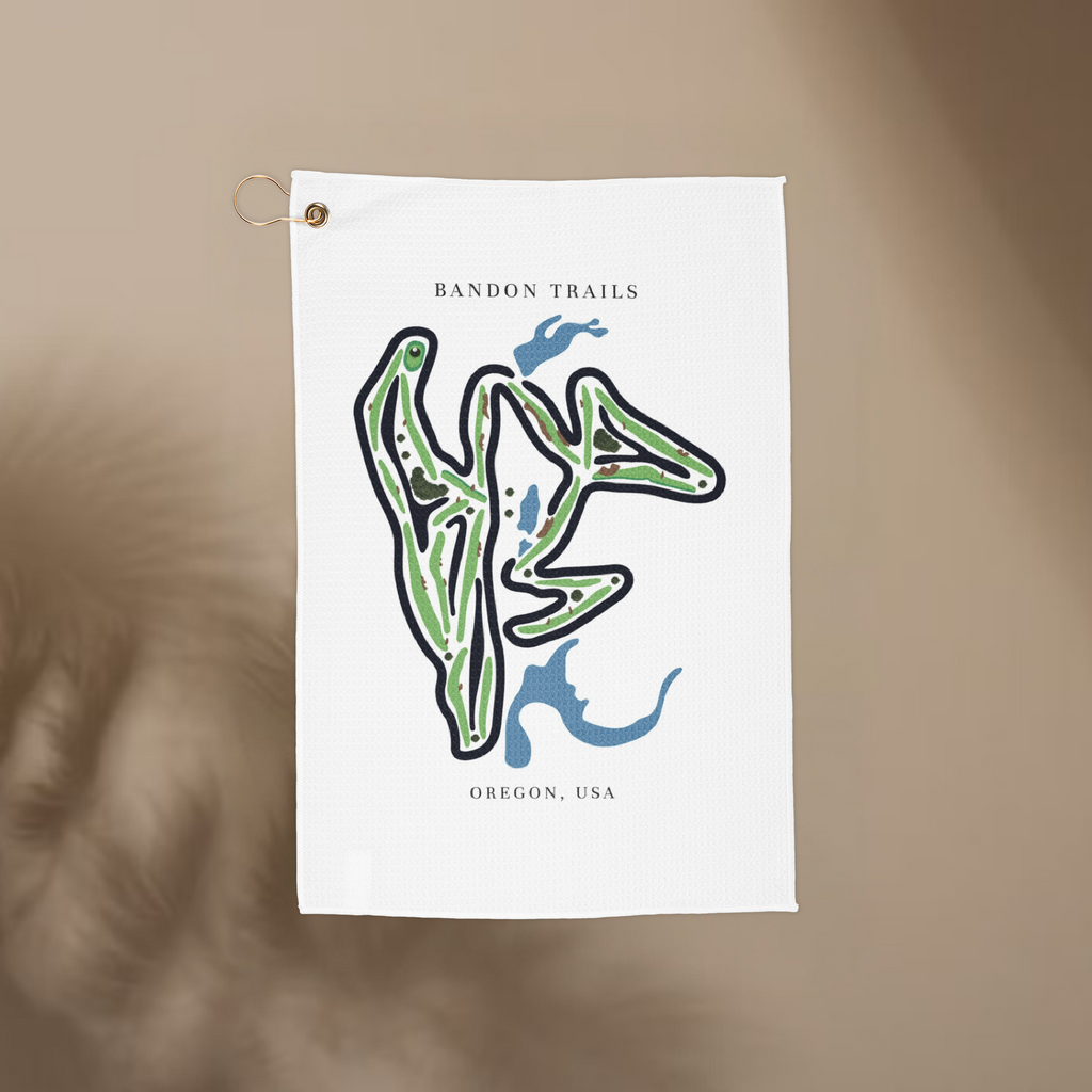Bandon Trails Golf Course Prints, Oregon | Golf Course Print Towels | Golf Course Microfiber