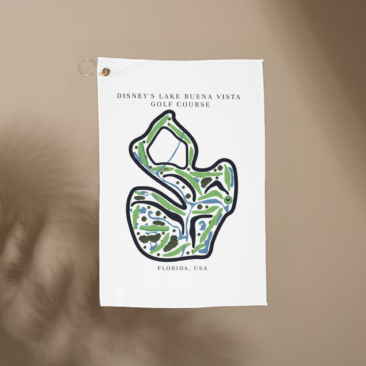 Disney’s Lake Buena Vista Golf Course Prints, Florida | Golf Course Print Towels | Golf Course Microfiber