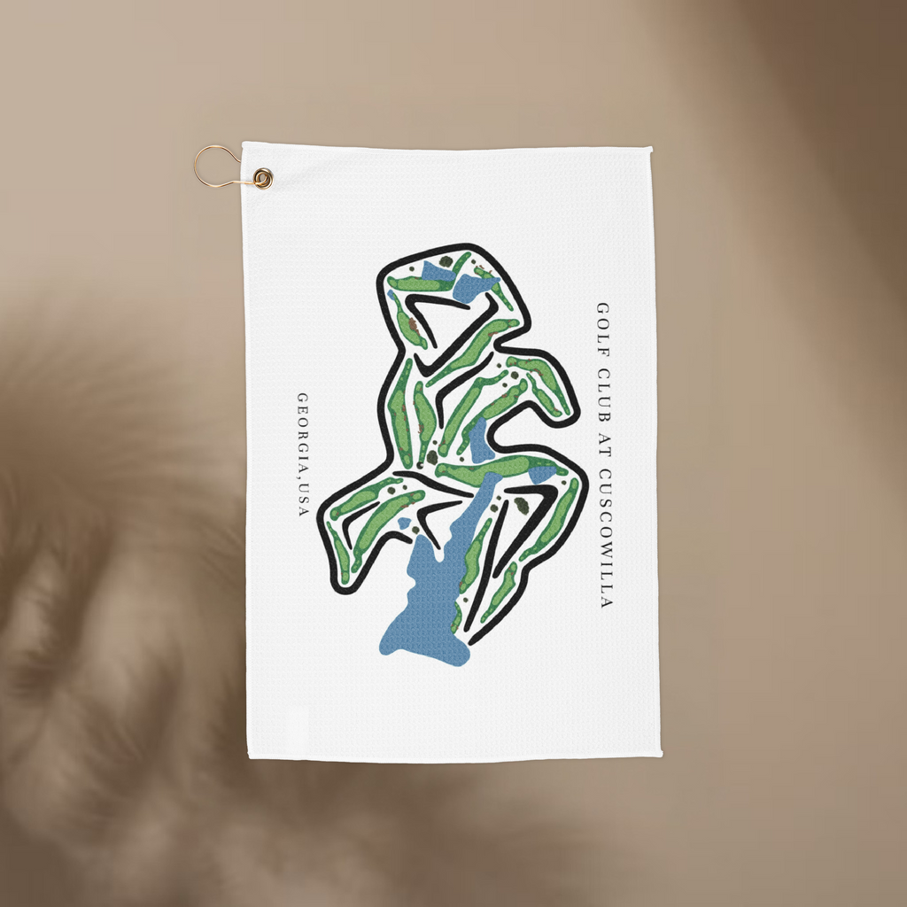 Cuscowilla Golf Club, Golf Course Print, Georgia | Golf Course Print Towels | Golf Course Microfiber