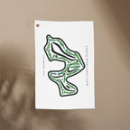 Castle Pines Golf Club, Golf Course Towel, Colorado | Golf Course Print Towels