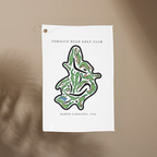 Tobacco Road Golf Club, Golf Course Print, North Carolina | Golf Course Print Towels | Golf Course Microfiber