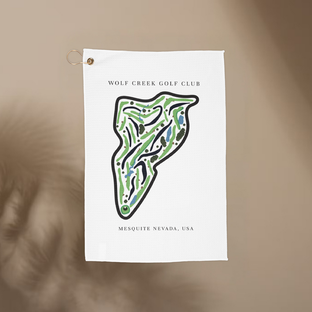Wolf Creek Golf Club Golf Course Prints, Nevada | Golf Course Print Towels | Golf Course Microfiber