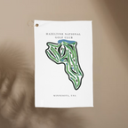 Hazeltine National Golf Club, Golf Course Towel, Minnesota | Golf Course Print Towels