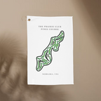 The Prairie Club - Pines Course, Golf Course Towel, Nebraska | Golf Course Print Towels
