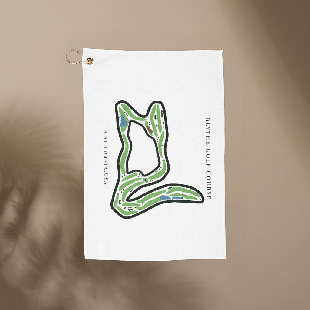 Blythe Golf Course Golf Course Prints, California | Golf Course Print Towels | Golf Course Microfiber