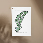 Linville Golf Club, Golf Course Towel, North Carolina | Golf Course Print Towels
