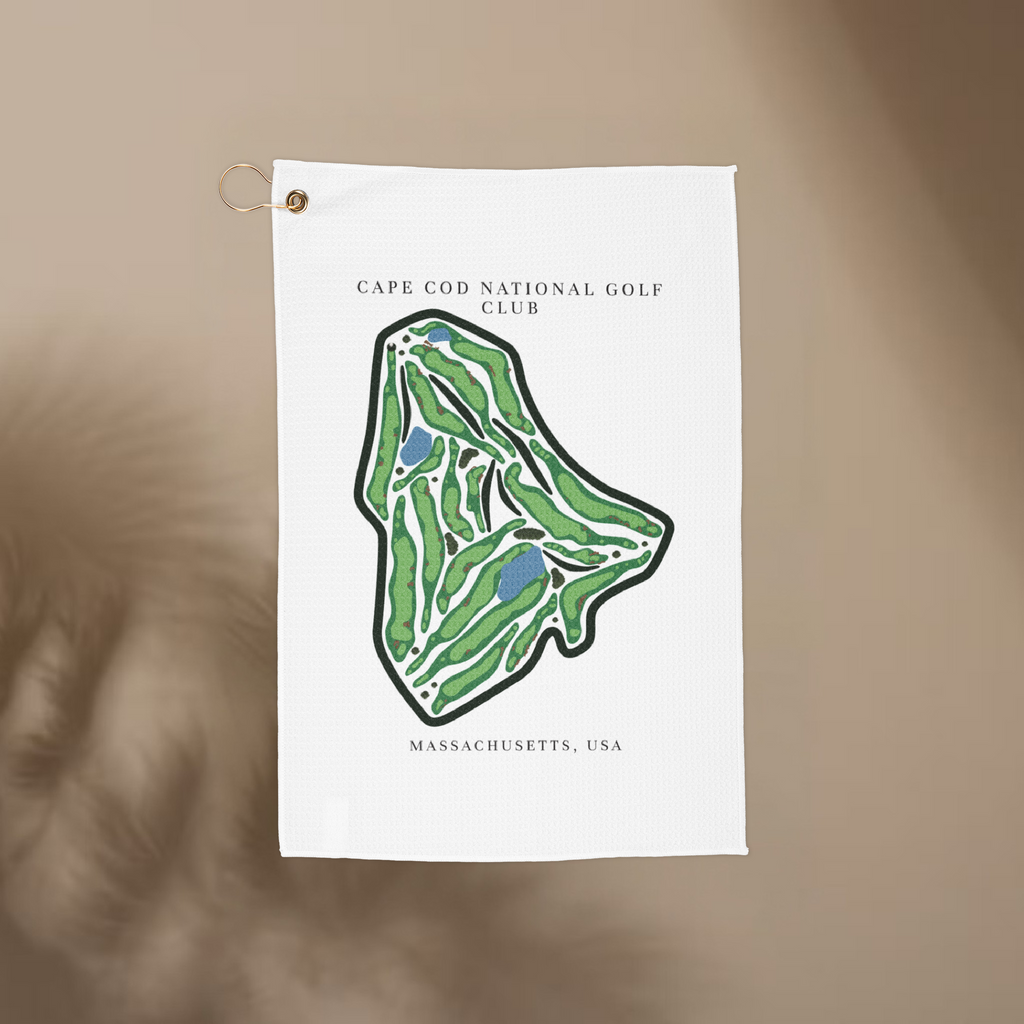 Cape Cod National Golf Club, Golf Course Towel, Massachusetts | Golf Course Print Towels