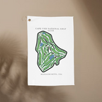 Cape Cod National Golf Club, Golf Course Towel, Massachusetts | Golf Course Print Towels