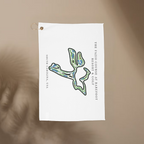 The Fazio Course at Barefoot Resort & Golf Golf Course Towel, South Carolina | Golf Course Print Towels