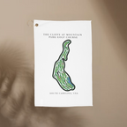 The Cliffs at Mountain Park Golf Course, Golf Course Towel, South Carolina | Golf Course Print Towels