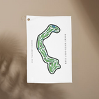Rocky River Golf Club, Golf Course Towel, North Carolina | Golf Course Print Towels