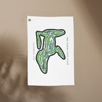 The Farms Golf Club, Golf Course Towel, California | Golf Course Print Towels