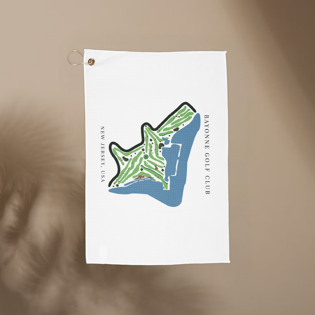 Bayonne Golf Club, Golf Course Towel, New Jersey | Golf Course Print Towels