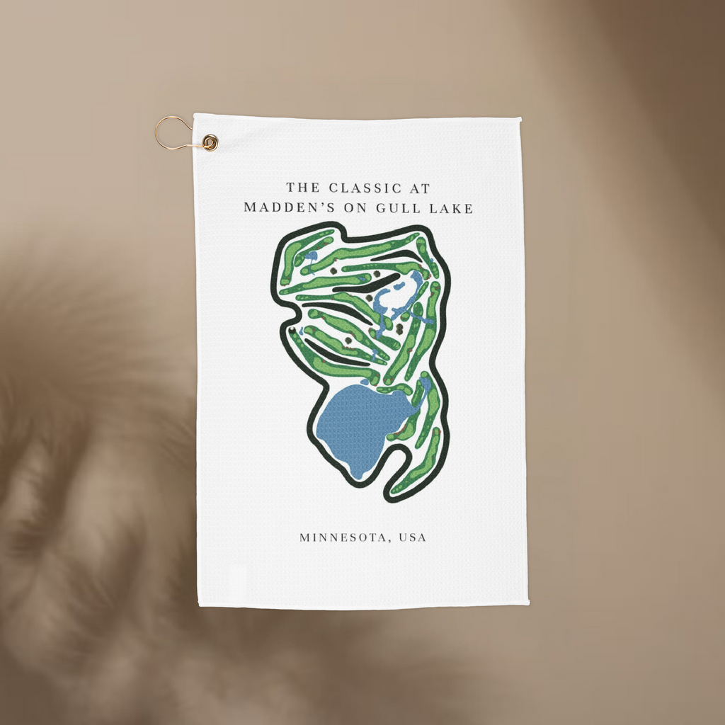 The Classic at Madden's On Gull Lake, Golf Course Towel, Minnesota | Golf Course Print Towels
