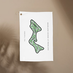 Highland Course At Primland, Golf Course Towel, Virginia | Golf Course Print Towels