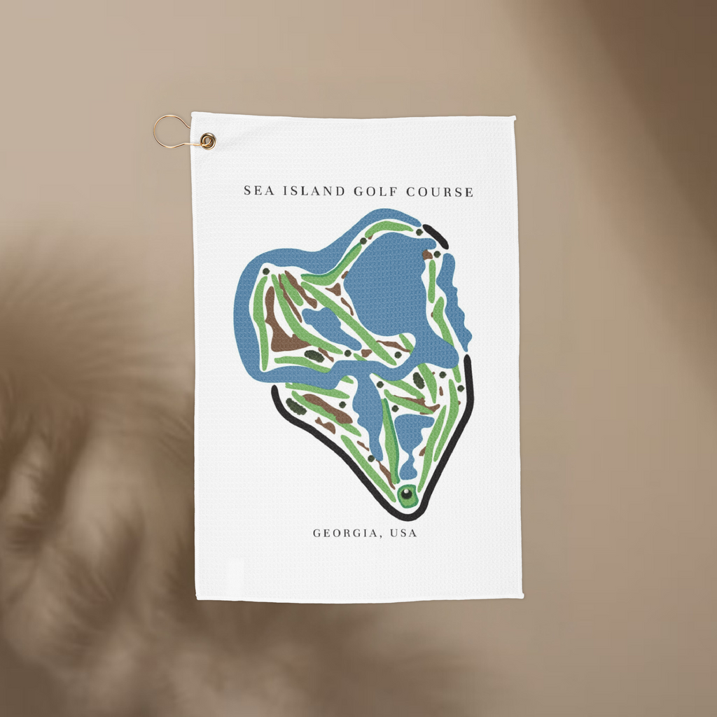 Sea Island Golf Course Prints, Georgia | Golf Course Print Towels | Golf Course Microfiber
