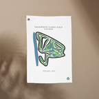 Edgewood Tahoe Golf Course Prints, Nevada | Golf Course Print Towels | Golf Course Microfiber