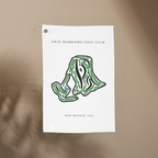 Twin Warriors Golf Club, Golf Course Towel, New Mexico | Golf Course Print Towels