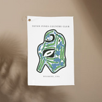 Teton Pines Country Club, Golf Course Towel, Wyoming | Golf Course Print Towels