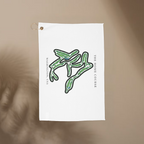 The Home Course, Washington  | Golf Course Print Towels | Golf Course Microfiber