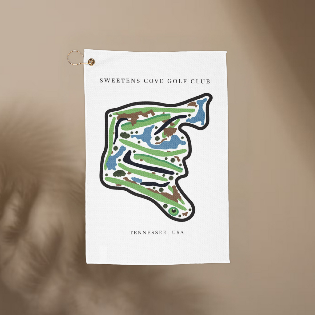 Sweetens Cove Golf Club Golf Course Prints, Tennessee | Golf Course Print Towels | Golf Course Microfiber