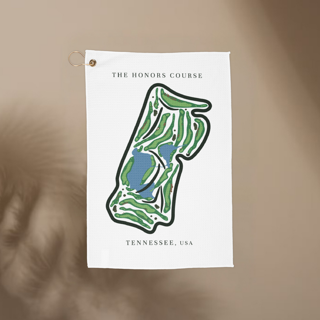 The Honors Course, Golf Course Towel, Tennessee | Golf Course Print Towels