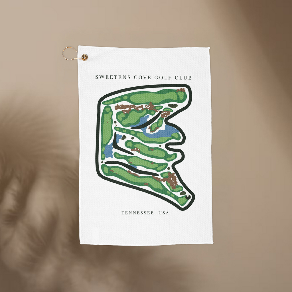 Sweetens Cove Golf Club, Golf Course Towel, Tennessee | Golf Course Print Towels