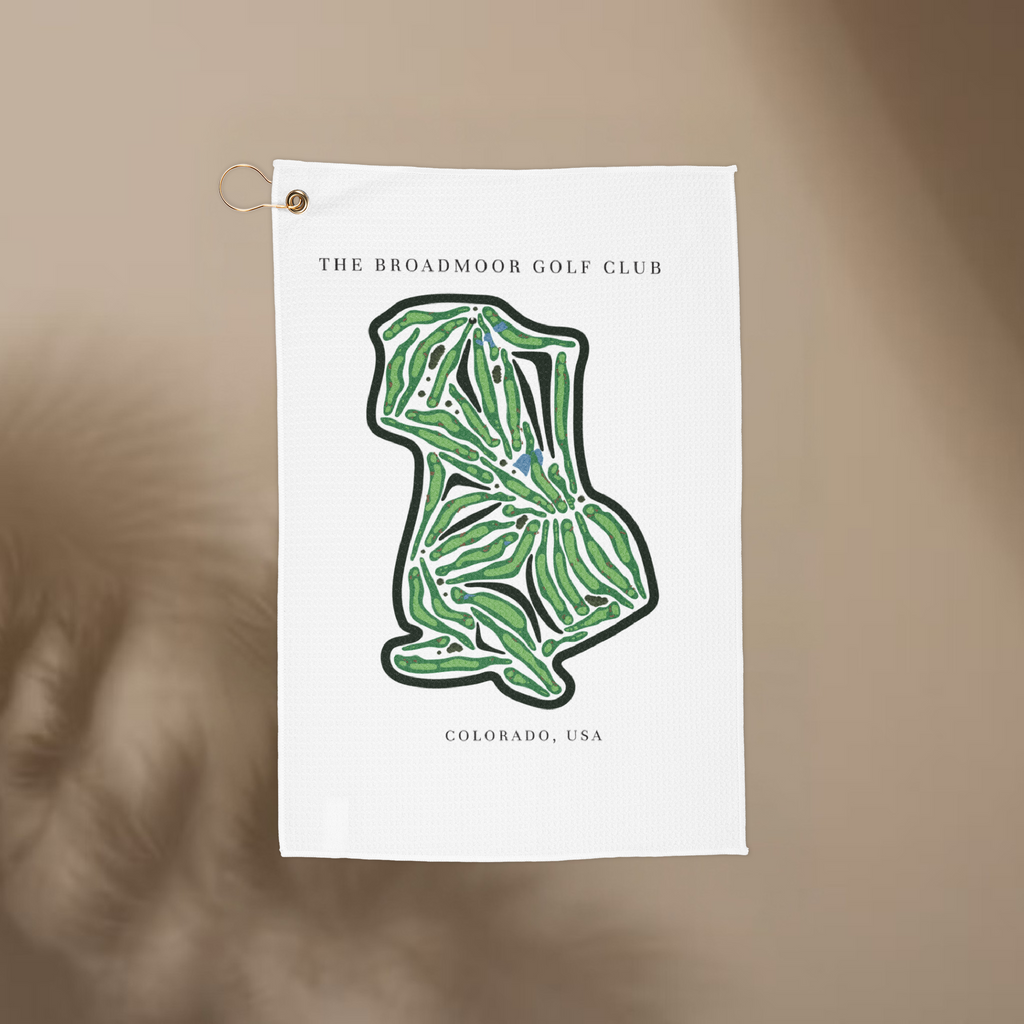 The Broadmoor Golf Club, Golf Course Towel, Colorado | Golf Course Print Towels