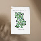 The Broadmoor Golf Club, Golf Course Towel, Colorado | Golf Course Print Towels