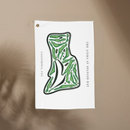 The Links at Spanish Bay, Golf Course Towel, California | Golf Course Print Towels