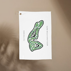 Sand Hills Golf Club, Golf Course Towel, Nebraska | Golf Course Print Towels
